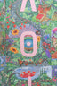 Hermès Pink/Multicolour Silk Eleftheria by Elias Kafouros Scarf 90