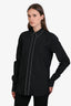 Givenchy Black Cotton Chain Trim Collar Button Down Long Sleeve Shirt Size 38