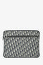 Christian Dior 2022 Navy/Beige Oblique Jacquard Laptop Sleeve