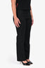 Prada 2006 Black Wide-Leg Cropped Trousers Size 44