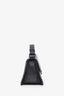 Acne Studios Black Leather Distorted Shoulder Bag