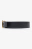 Hermès Grey/Green Leather Reversible H Buckle Belt