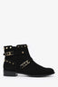 Stuart Weitzman Black Suede Gowest Ankle Boots Size 6.5