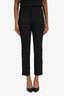 Isabel Marant Black Zipper Detail High-Waisted Pants Size 34