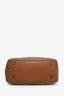 Celine by Phoebe Philo Brown Leather Large Bowling Bag