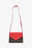 Louis Vuitton Red/Brown Monogram Epi Leather Saint Michel Shoulder Bag
