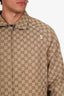 Gucci GG Monogram Drawstring Waist Zip-up Jacket Size 46 Mens