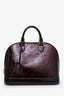 Louis Vuitton Burgundy Vernis Amarante Alma PM Top Handle
