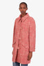 Pre-loved Chanel™ 2001 Red/Pink Tweed Wool CC Coat Size 44