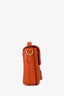 Prada Orange Saffiano Leather Mini Sound Top Handle Bag
