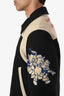 Gucci Black/Cream Wool Disney Embroidered Varsity Jacket Size 48 Mens