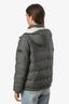Brunello Cucinelli Grey Sparkle Detachable Hood Puffer Jacket Size 12+ Kids