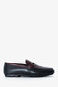 Salvatore Ferragamo Burgundy/Black Leather Loafer Size 9