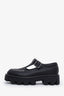 Louis Vuitton Black Leather Checker Mary Jane Size 7 Mens