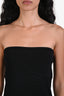 Frame Black Knit Tube Maxi Dress Size M