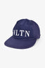 Valentino Navy Blue Cotton VLTN Logo Baseball Hat Size 59