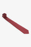 Hermès Red Silk Tie