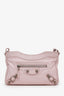 Balenciaga Pink Agneau Classic Hardware Hip Crossbody