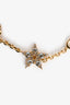 Christian Dior Gold Tone Crystal Clair D Lune Bracelet Set
