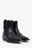 Bottines pointues en cuir verni noir Anine Bing, pointure 39
