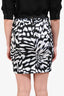 Just Cavalli Black/White Printed Mini Skirt Size 42