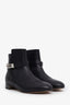 Hermès Black Leather 'Neo' Ankle Boots Size 36