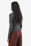 Gucci Silver Sequin Knit Cardigan Size S