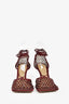 Bottega Veneta Cherry Crystal Stretch Heels Size 37.5