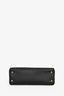 DeMellier Black Grained Leather 'Hudson Midi' Tote Bag
