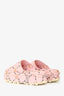 Gucci x Pikarar Pink Rubber Shiba Inu Print Interlocking G Slides Size 37