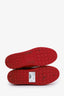 Valentino Red Leather Vltn Sneaker Size 41