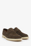 Loro Piana Green Suede Summer Walk Loafers Size 42.5 Mens