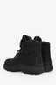 Prada Black Re Nylon Lace Up Combat Boots Size 37.5