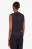 Brunello Cucinelli Navy Cashmere Knit Vest Size XS