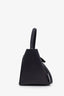 Celine Black Leather Medium 'Trapeze' Top Handle Bag
