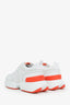Hermès White Leather Giga Sneaker Size 42 Mens