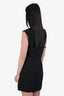 Frame Black Denim Buttoned Mini Dress Size 4