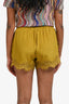 Gold Hawk Olive Green Silk/Lace Shorts Size XS