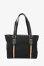 Gucci 2000's Black GG Canvas Web Medium Jolicoeur Tote Bag