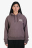 Christian Dior Brown Cotton CD Logo Hoodie Size L