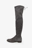 Stuart Weitzman Grey Suede Lowland Over-the-Knee Boot Size 8.5