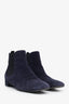 Prada Purple Suede Square Toe Ankle Boots Size 36