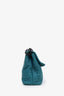 Bottega Veneta Teal Intrecciato Leather Olimpia Bag
