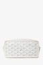 Goyard White Goyardine Coated Canvas Anjou Mini Tote Bag With Pouch