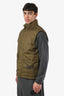 Stone Island Green Puffer Vest Size L Mens