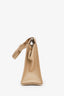 Salvatore Ferragamo Beige Leather Shoulder Bag
