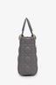 Christian Dior 2023 Grey Cannage Lambskin Small Lady Dior With Strap
