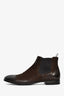 Prada Brown Suede Chelsea Boots Size 8 Men's