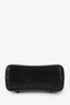 Pre-loved Chanel™ 2018 19 Black/White Aged Leather Small Gabrielle Backpack
