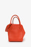 Hermès 2013 Orange Leather Lindy 30 Bag